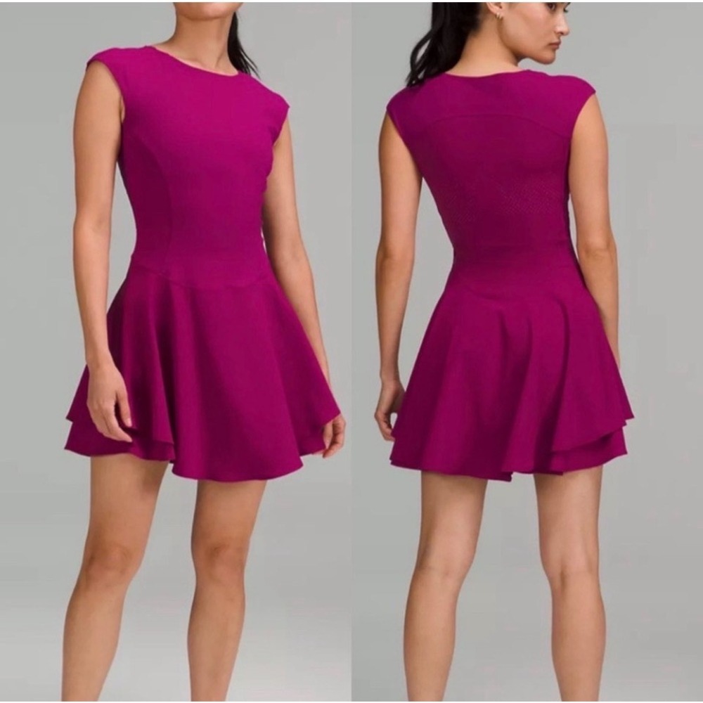 Lululemon Everlux Mesh-Back Tennis Dress
Magenta Purple Mini Athletic Size 4 - Picture 1 of 8